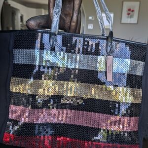 Victoria's Secret Black and Gold Glamorous Tote